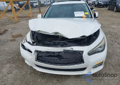 2015 Infiniti Q50 Premium from USA, damaged, VIN JN1BV7AP4FM357443